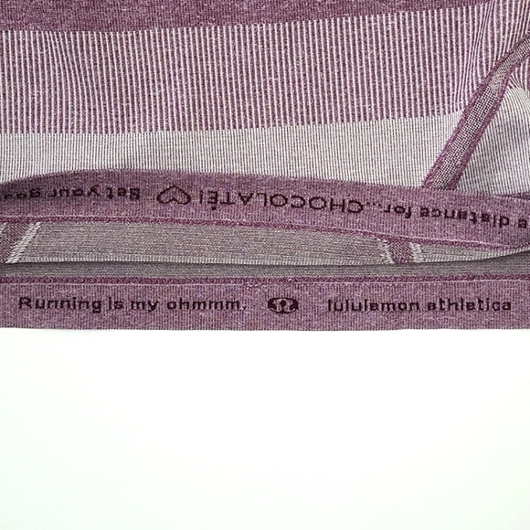 Lululemon Swiftly Tech Short Sleeve Purple Top Size 4 - Picture 7 of 10